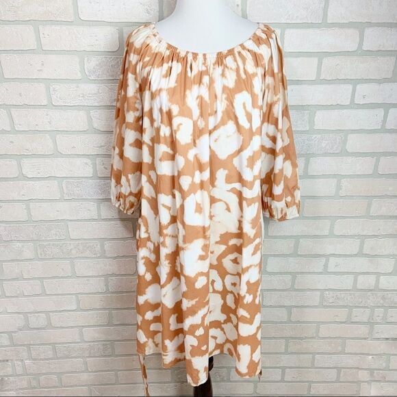 NWT Elizabeth & James Orange Tie Dye Dress XS P13 - Picture 3 of 8